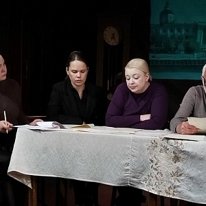 16 декабря к Дню освобождения Калинина в театре прошла открытая читка пьесы Виктора Ивановича Куликова "Сыновья"